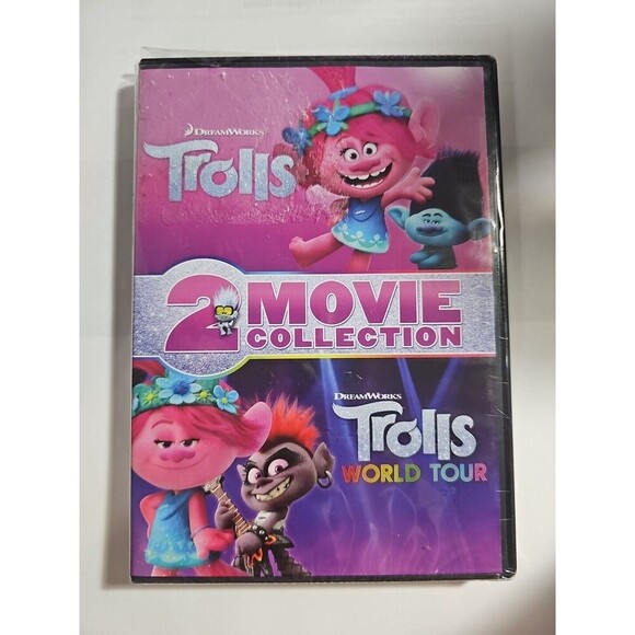Trolls / Trolls World Tour 2-Movie Collection [DVD] BRAND NEW SEALED - Picture 5 of 5